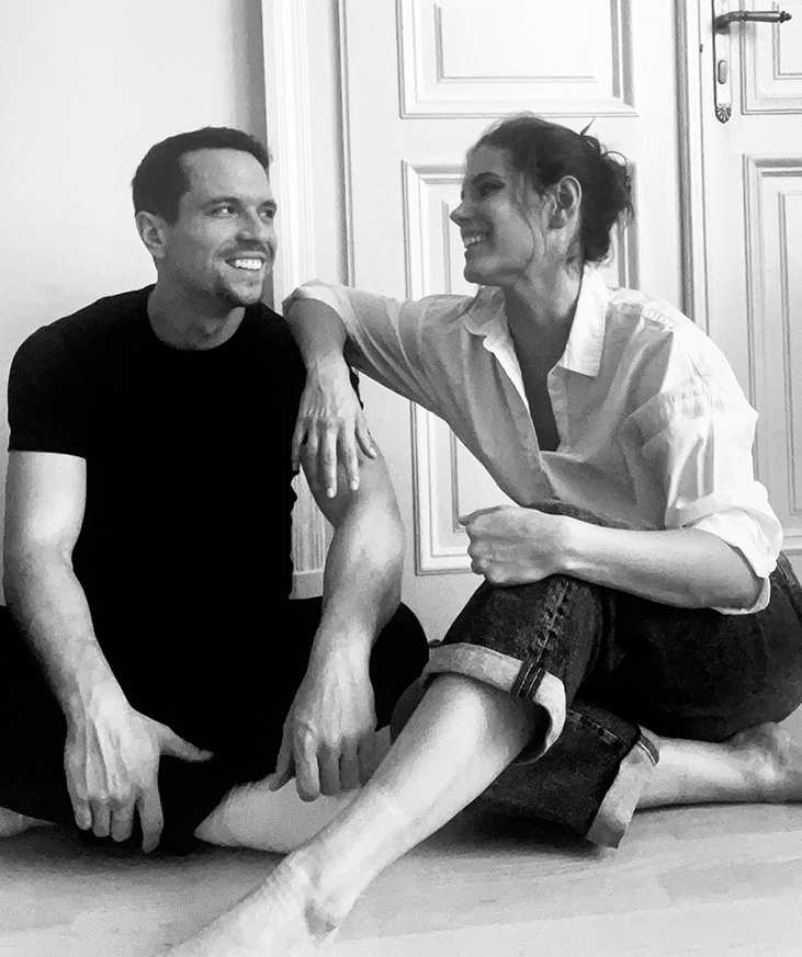 An image of the co-founder couple
